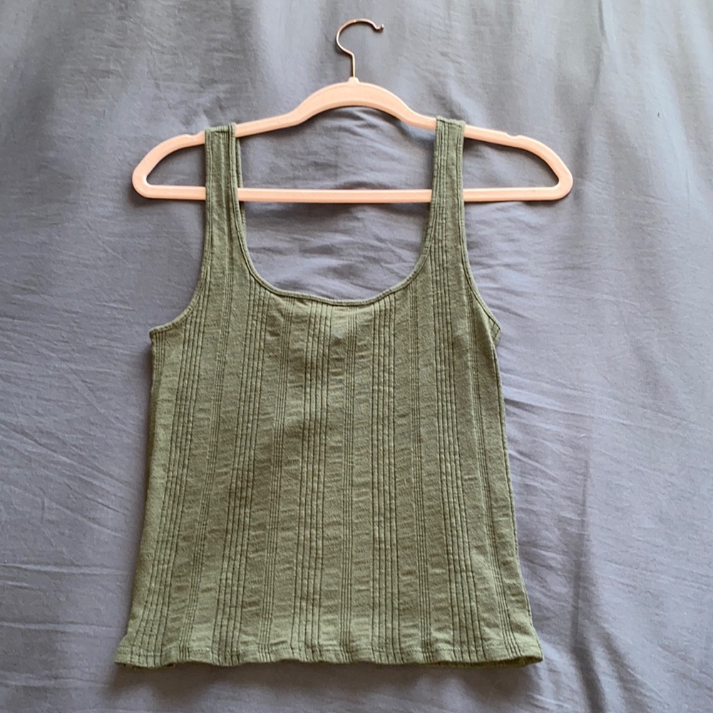 American Eagle Army Green Tank Top